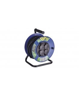 Emos Rubber Extension Reel 4 Sockets 25m
