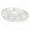 Convivio Round Snack Tray - White, 31.5 cm Convivio Round Snack Tray - White, 31.5 cm