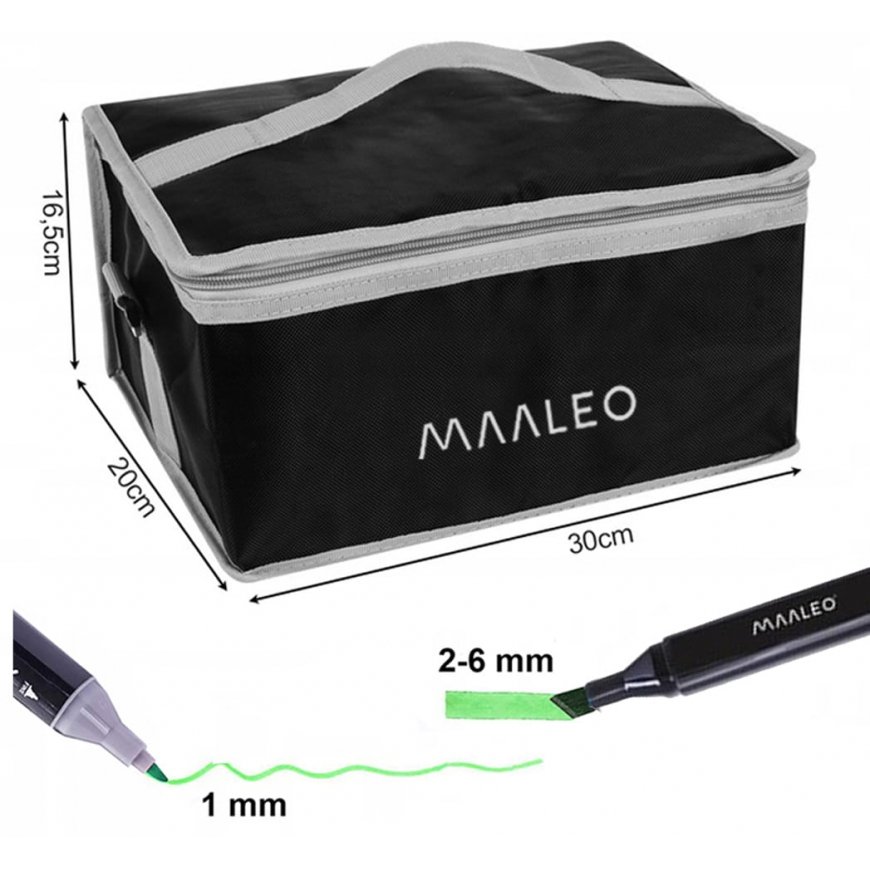 Extralink | Alcohol Marker Set | felt-tip pens, markers, markers, 168 colours – 2