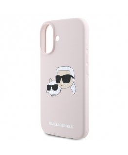 Karl Lagerfeld Liquid Silicone Double Heads MagSafe Case for iPh