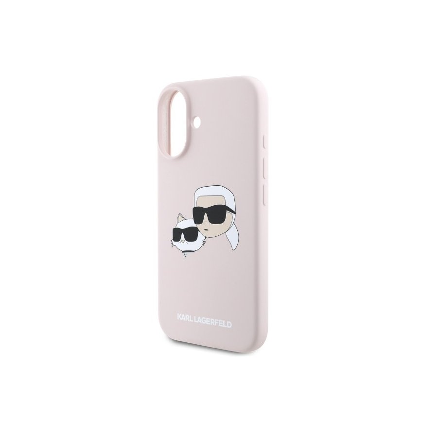 Karl Lagerfeld Liquid Silicone Double Heads MagSafe Case for iPh