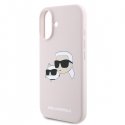 Karl Lagerfeld Liquid Silicone Double Heads MagSafe Case for iPh