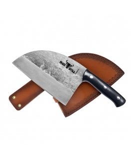 Virtuves nazis Serb Samura Mad Bull 18 cm, melns