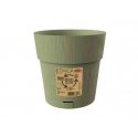 Flower pot with tray Ethica Ø20x19cm green Flower pot with tray Ethica Ø20x19cm green