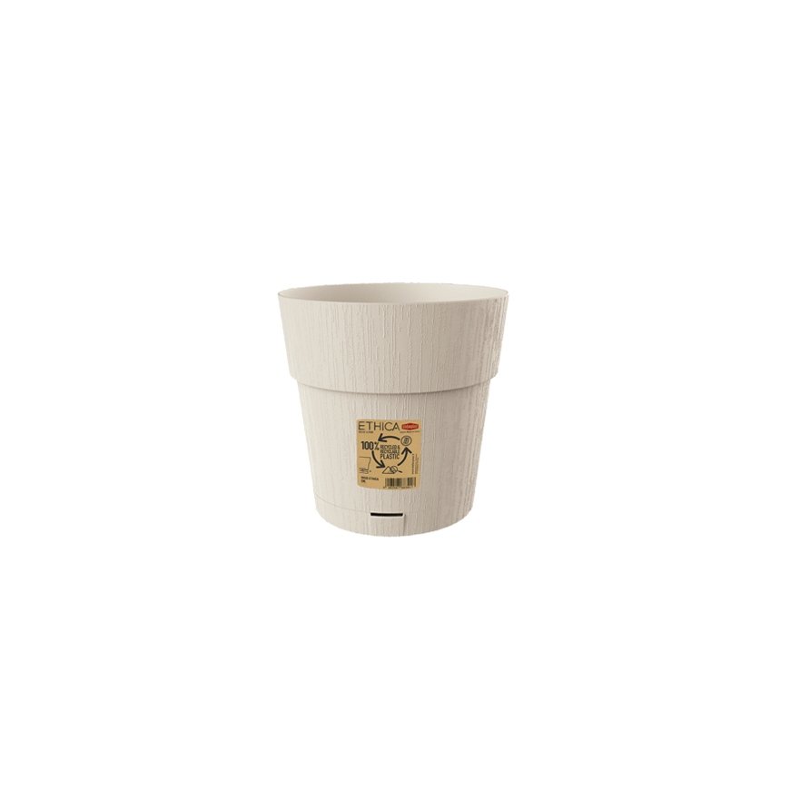 Flower pot with tray Ethica Ø20x19cm green – 2