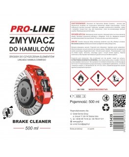 Brake and braking system cleaner PRO-LINE spray 500 ml