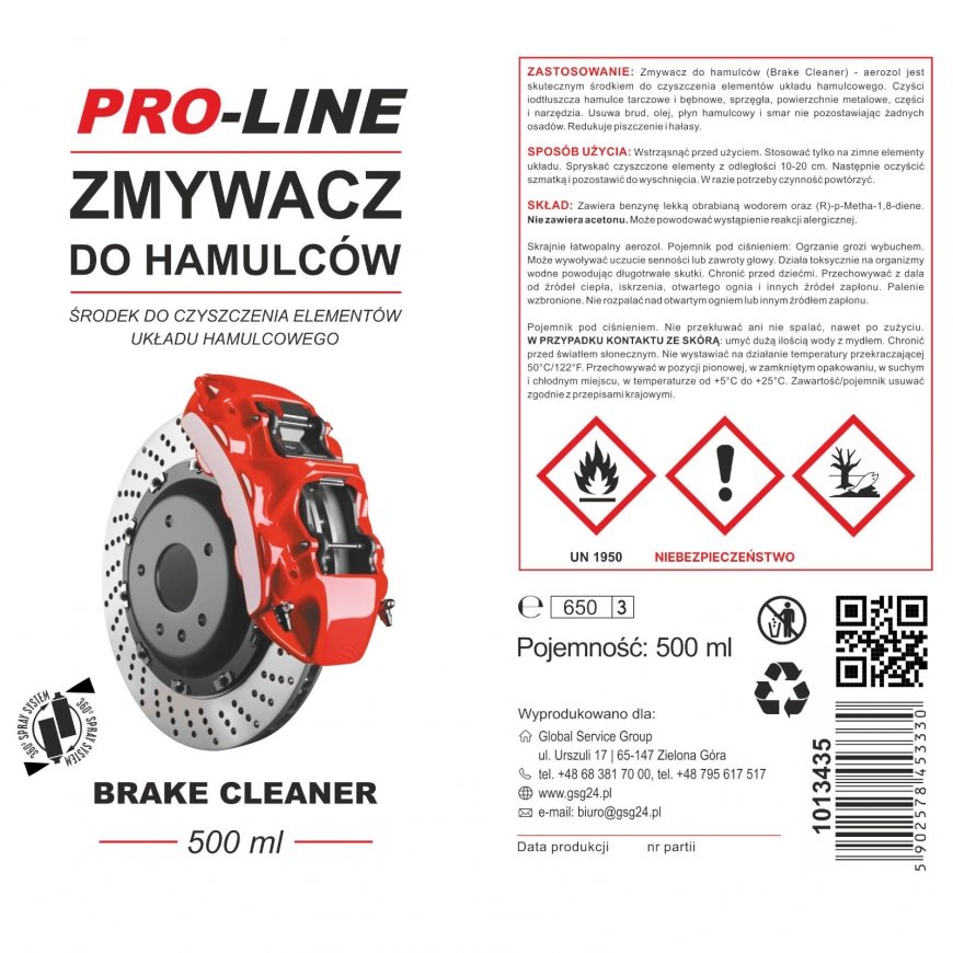 Pro-Line Brake and braking system cleaner