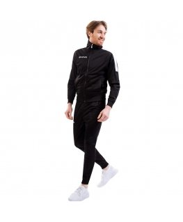 Givova Tuta Revolution Tracksuit Black & White TR033 1003 S