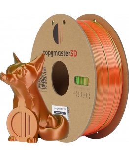 Copymaster3D Duo-Silk filament for 3D printer, 1.75 mm, green/orange