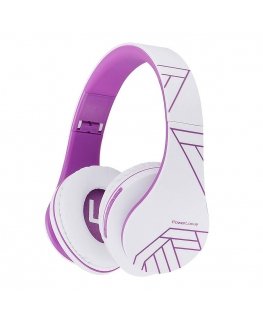 Wireless Headphones PowerLocus P2 (white-purple)