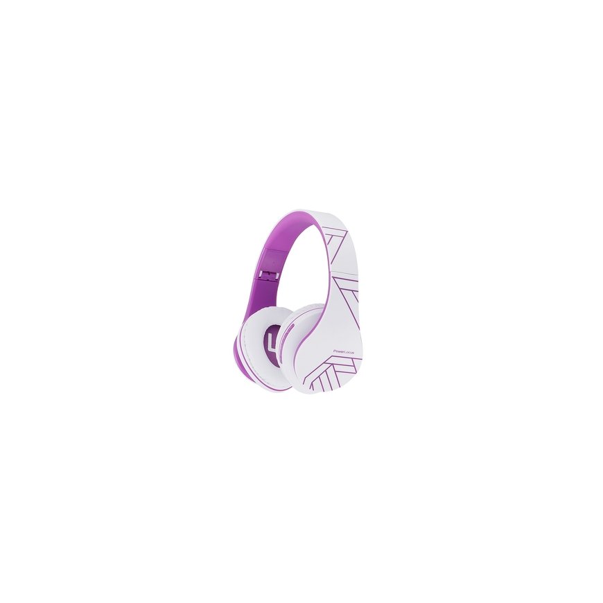 Wireless Headphones PowerLocus P2 (white-purple) – 2