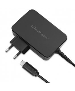 Qoltec PD 120W Turbo Fast Charger | 5-28V | 3-4.5A | USB-C | Black