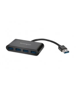 Kensington UH4000 USB 3.2 Gen 1 (3.1 Gen 1) Type-A 5000 Mbit/s musta