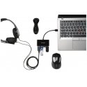 Kensington UH4000 USB 3.2 Gen 1 (3.1 Gen 1) Type-A 5000 Mbit/s musta