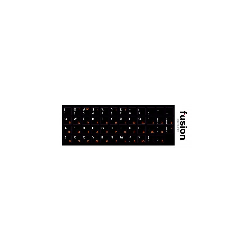 Fusion Accessories Fusion laminated keyboard stickers