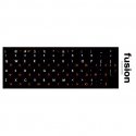 Fusion laminated keyboard stickers RU | ENG orange Fusion laminated keyboard stickers RU | ENG orange