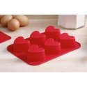 Hearts 6 pieces silicone Juliette 17x22,5x3,8cm