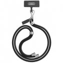 Audi uniwersalna smycz do telefonu 120cm 6mm crossbody czarny|bl Audi uniwersalna smycz do telefonu 120cm 6mm crossbody czarny|bl