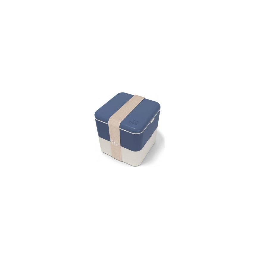 Monbento Bento Square Natural Blue niebieski – 2