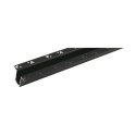 V-TAC 48V V-TAC 200cm alumīnija melna sliede pielīdzināma stiprinājuma sliede (iekļauts vāks un gala vāciņi) VT-6129 V-TAC 48V V
