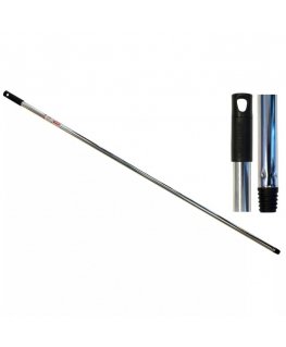 Brush handle 130cm chrome