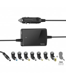Hama Slim & Light Kannettava tietokone musta Tupakansytytin Auto