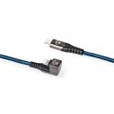 Nedis GCTB39650AL10 „Lightning“ kabelis 1 m Juoda, Mėlyna Nedis GCTB39650AL10 „Lightning“ kabelis 1 m Juoda, Mėlyna
