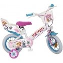 Children's bicycle 12" PAW Patrol White 1281 Girl TOIMSA
