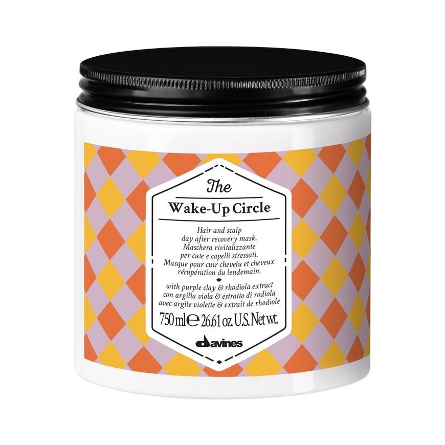 Davines The Wake Up Circle strengthening mask for stressed and s