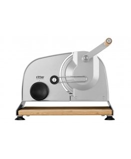 ritter amano 5 food slicer metallic silver