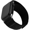 Fixed smartwatch nylon strap, Apple Watch Ultra 49 mm, black Fixed smartwatch nylon strap, Apple Watch Ultra 49 mm, black