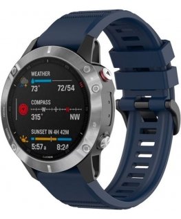 Fixed QuickFit silicone bracelet, 22 mm, blue