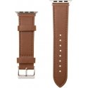 Fixed älykellon nahkaranneke, Apple Watch 42 / 44 / 45 / 49 mm, ruskea