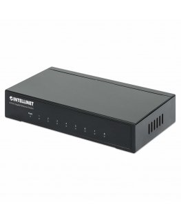 Intellinet 8-Port Gigabit Ethernet Switch, Metal, Box
