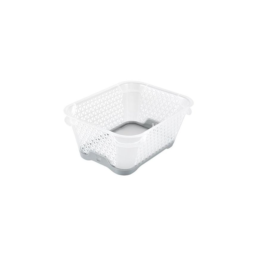 Mini basket A7 Jonas 16x12x7cm transparent|grey – 2