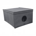 Folding box L size 50x40x25cm Grey Folding box L size 50x40x25cm Grey