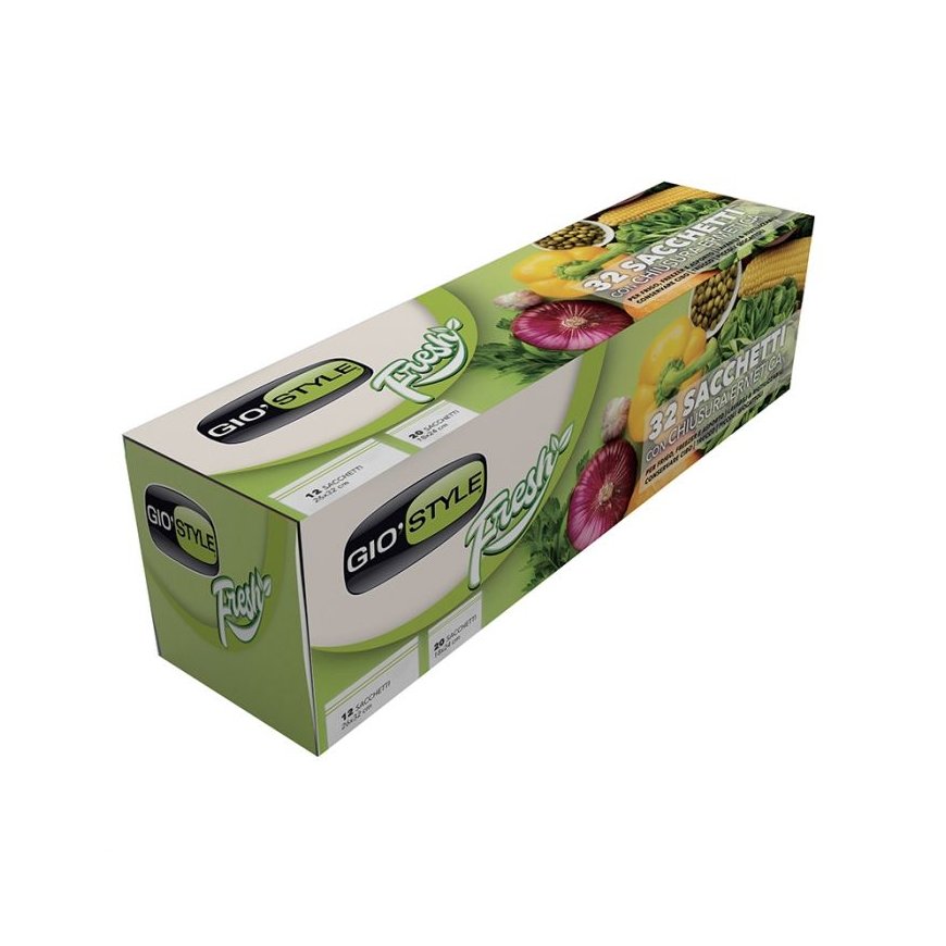 Hermetic food bags 32 pcs. (12 pcs. 26x32cm + 20 pcs. 18x24cm)