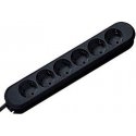 Bachmann SMART 6x Gniazd black Strom 5m