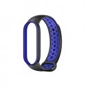 Beline pasek Design Mi Band 7|6|5 czarno-niebieski |black-blue Beline pasek Design Mi Band 7|6|5 czarno-niebieski |black-blue