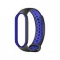 Beline pasek Design Mi Band 7|6|5 czarno-niebieski |black-blue Beline pasek Design Mi Band 7|6|5 czarno-niebieski |black-blue