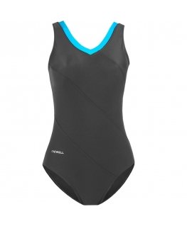 Women's swimsuit Crowell Angie col.03 grey-blue 38