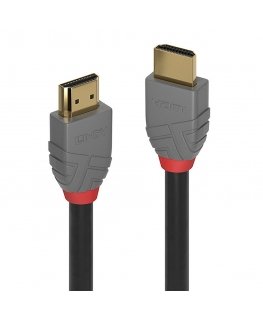 Lindy 36966 HDMI kabelis 7,5 m HDMI A tipo (standartinis) Juoda, Pilka