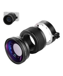 Neewer wide angle lens for Sony ZV1 (black)
