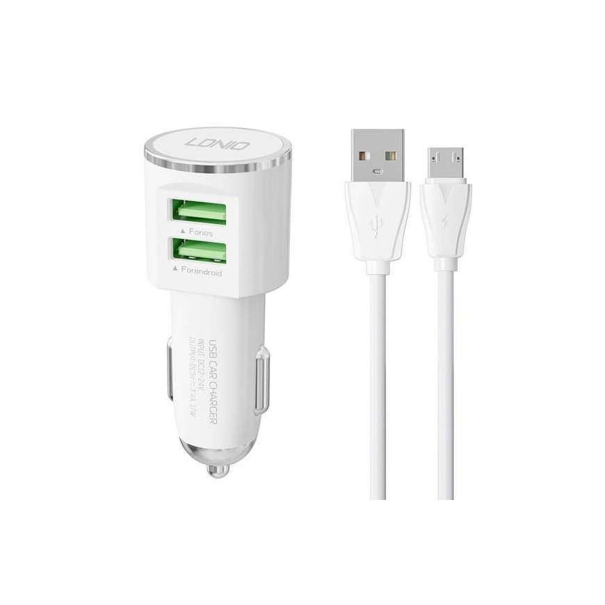 Tech-Protect C35W mains charger 2x USB-C PD 35W - white – 2