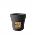 Flower pot with tray Ethica Ø15x15cm grey Flower pot with tray Ethica Ø15x15cm grey