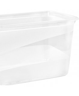Set of food containers rectangular 2x2L Mia "Magic Ice" transpar