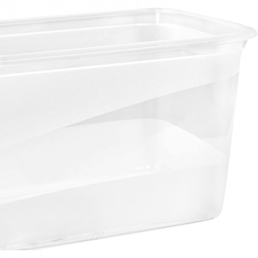 Set of food containers rectangular 2x2L Mia "Magic Ice" transpar