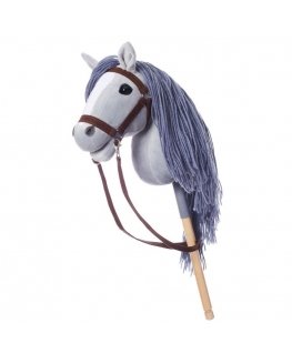 Horse on a stick HOPPIHORSE Hobby Horse A3 gray