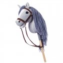Horse on a stick HOPPIHORSE Hobby Horse A3 gray