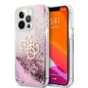 GUHCP13XLG4GPI Guess TPU Big 4G Liquid Glitter Pink Case for iPh GUHCP13XLG4GPI Guess TPU Big 4G Liquid Glitter Pink Case for iPh